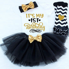 Load image into Gallery viewer, Infant First Birthday Outfits Baby Girl Clothes Sets