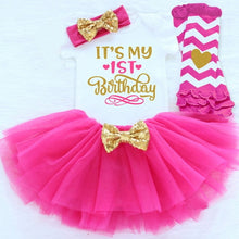 Load image into Gallery viewer, Infant First Birthday Outfits Baby Girl Clothes Sets