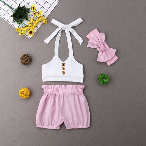 Newborn Infant Baby Girl Summer Clothes